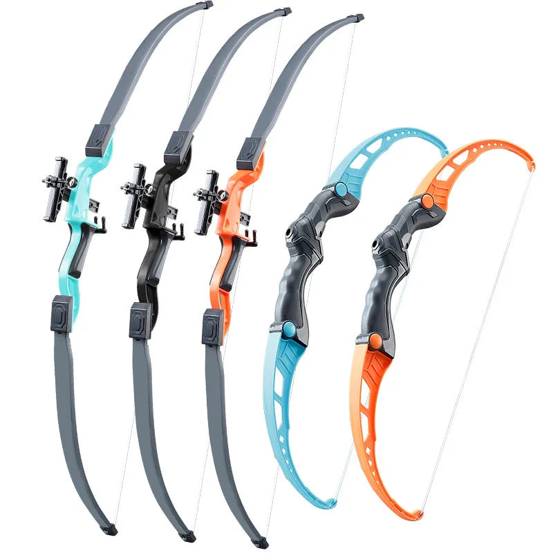 52cm Recurve Bow and Arrow Set for Children - Outdoor Archery Practice Toy with Target, Ideal Gift for Boys and Kids