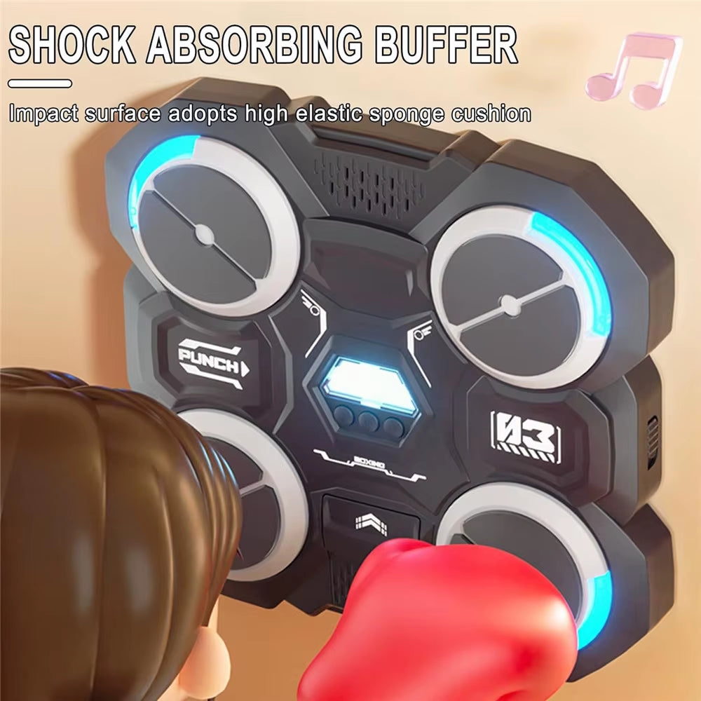 Bluetooth-Compatible Smart Music Boxing Machine for Children - Wall Mounted
