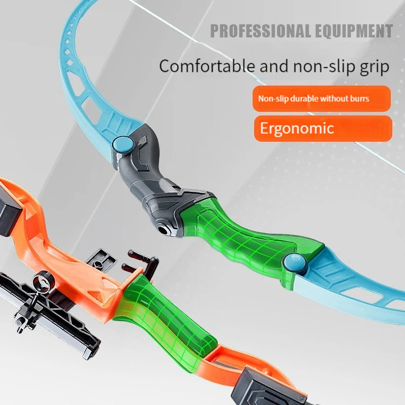 52cm Recurve Bow and Arrow Set for Children - Outdoor Archery Practice Toy with Target, Ideal Gift for Boys and Kids