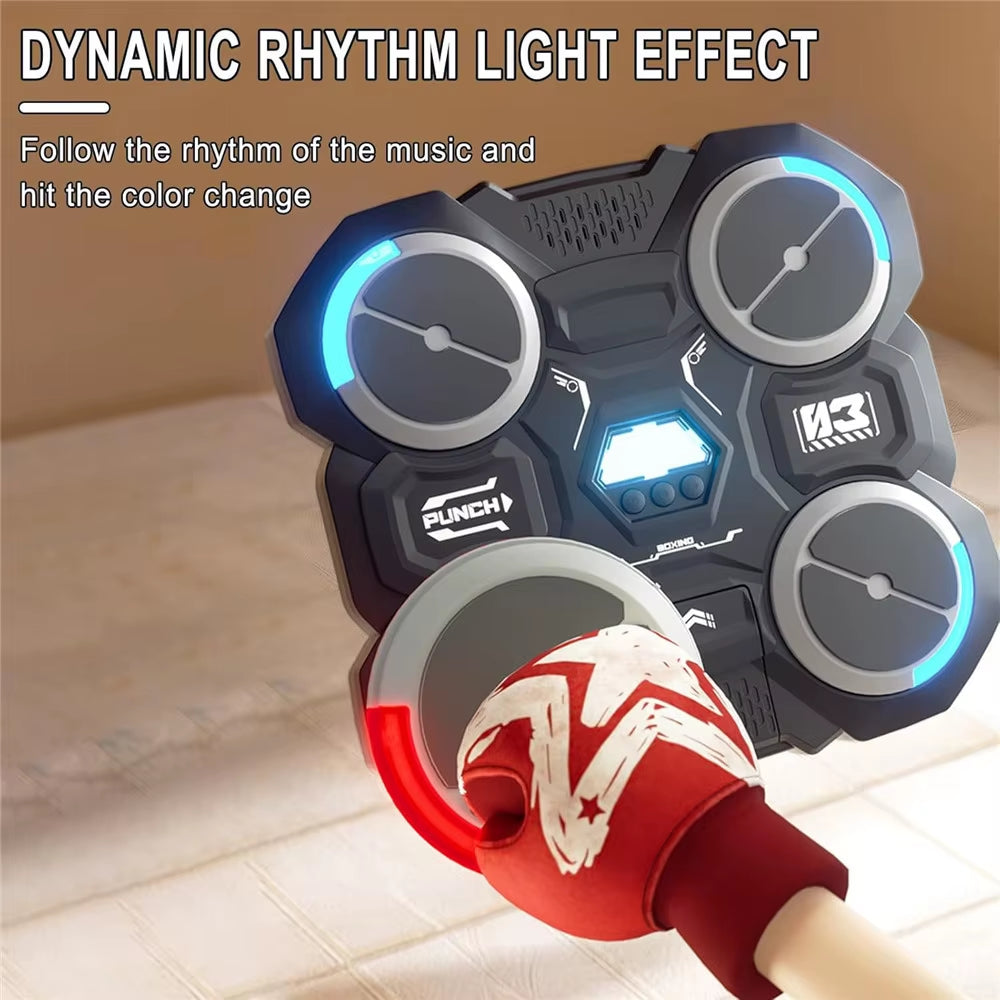 Bluetooth-Compatible Smart Music Boxing Machine for Children - Wall Mounted